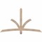 Ekena Millwork Davenport Smooth Timber Gable Bracket, Douglas Fir, 72"W x 42"H x 3 1/2"D x 3 1/2"F, 14/12 Pitch GBW072X42X0404DAV00SDF - alternate 1